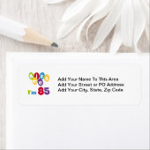 キス私は85の誕生日Tシャツとギフト ラベル (インサイチュ)