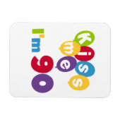 キス私は90誕生日Tシャツとギフト マグネット (横)