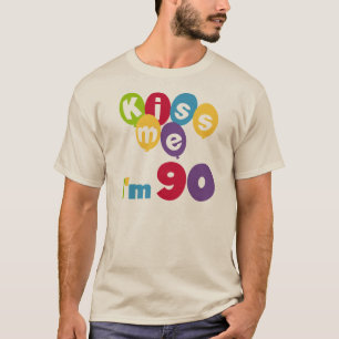 キス私は90誕生日Tシャツとギフト Tシャツ