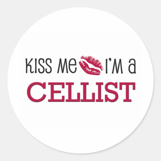 キス私はCELLISTだ ラウンドシール (正面)