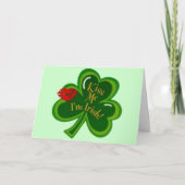 キス私アイリッシュサンパディーカエル カード (正面)