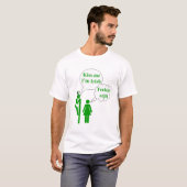 キス私アイリッシュトイレのサイン Tシャツ (正面フル)