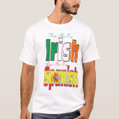 キス私アイリッシュ大好きスペインの Tシャツ (正面)
