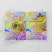 キス私アイリッシュ/ベビー、ウサギ、レプラチョーン帽子 カード (内部)