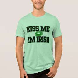 キス私アイリッシュ、St patricks dayシャツ トライブレンドTシャツ