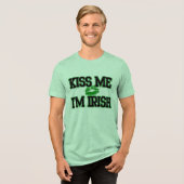 キス私アイリッシュ、St patricks dayシャツ トライブレンドＴシャツ (正面全面)