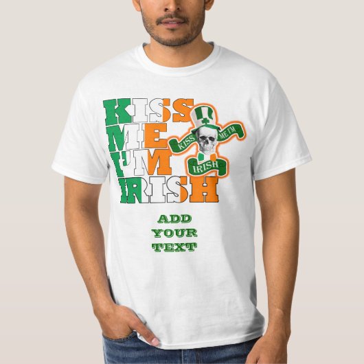 キス私アイリッシュ Tシャツ (正面)