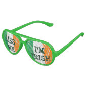キス私アイリッシュSt patricks dayパーティーシェード アビエーターサングラス (アングル)