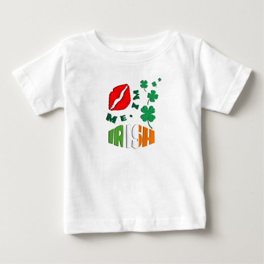 キス私アイリッシュst patricks day ベビーTシャツ (正面)