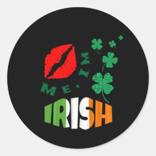 キス私アイリッシュst patricks day ラウンドシール