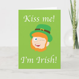 キス私アイリッシュSt patty's day カード