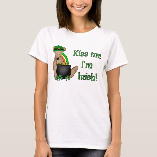 キス私アイリッシュTシャツ Tシャツ (正面)