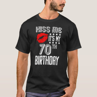 キス私70誕生日 Tシャツ