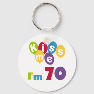 キス私70誕生日Tシャツとギフト キーホルダー