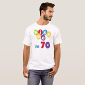 キス私70誕生日Tシャツとギフト Tシャツ (正面フル)