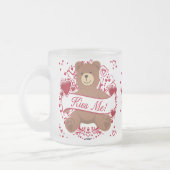 キス私！バレンタイン・デイ・テディ・ベア フロストグラスマグカップ (左)