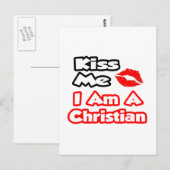 キス私…私はクリスチャンだ ポストカード (正面/裏面)