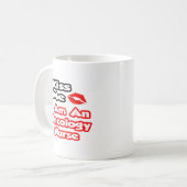 キス私…私は腫瘍学のナース コーヒーマグカップ (正面左)