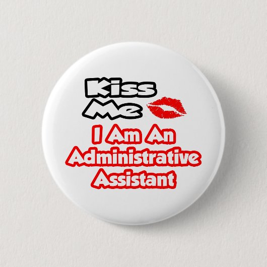 キス私…私は行政助手だ 缶バッジ (正面)