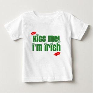 キス私imアイルランド唇 ベビーTシャツ