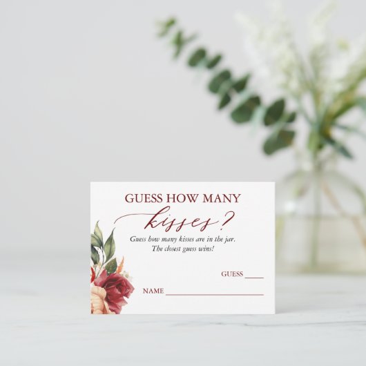 キス秋フローラゲームカードの数を推測 エンクロージャーカード (スタンド正面)