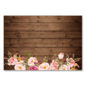 キス素朴ブライダルシャワー テーブルナンバー (裏面)