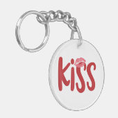 キス結婚キルガールズグループトリオキス衣装レッド キーホルダー (正面左)