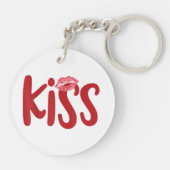 キス結婚キルガールズグループトリオキス衣装レッド キーホルダー (裏面)
