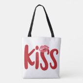 キス結婚キルガールズグループトリオキス衣装レッド トートバッグ (裏面)