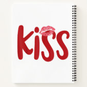 キス結婚キルガールズグループトリオキス衣装レッド ノートブック (裏面)
