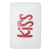 キス結婚キルガールズグループトリオキス衣装レッド バスマット (正面縦)