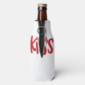 キス結婚キルガールズグループトリオキス衣装レッド ボトルクーラー (ボトル裏面)