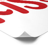 キス結婚キルガールズグループトリオキス衣装レッド ポスター (角)