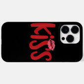 キス結婚キルガールズグループトリオキス衣装レッド Case-Mate iPhoneケース (裏面 (横))