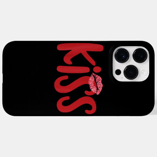 キス結婚キルガールズグループトリオキス衣装レッド Case-Mate iPhoneケース (裏面 (横))