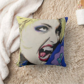 'キス絵を描懸命's on a クッション (ブランケット)