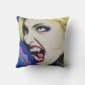 'キス絵を描懸命's on a クッション (裏面)