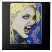 'キス絵を描懸命's on a タイル (正面)