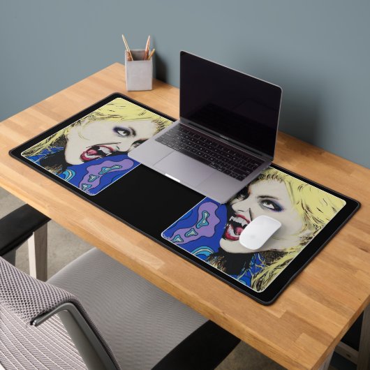 'キス絵を描懸命's on a デスクマット (オフィス2)