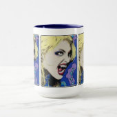 'キス絵を描懸命's on a マグカップ (中央)