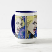 'キス絵を描懸命's on a マグカップ (正面左)