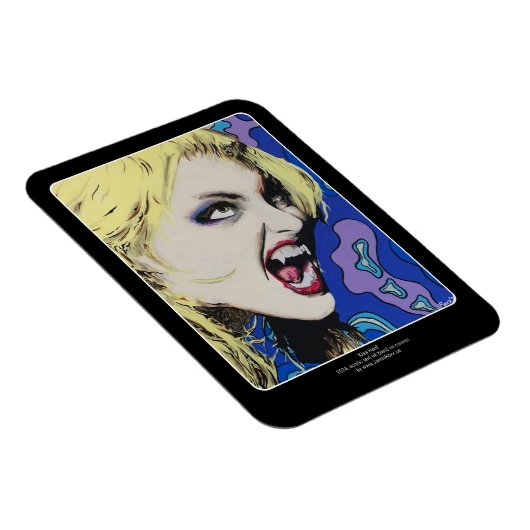 'キス絵を描懸命's on a マグネット (右側)