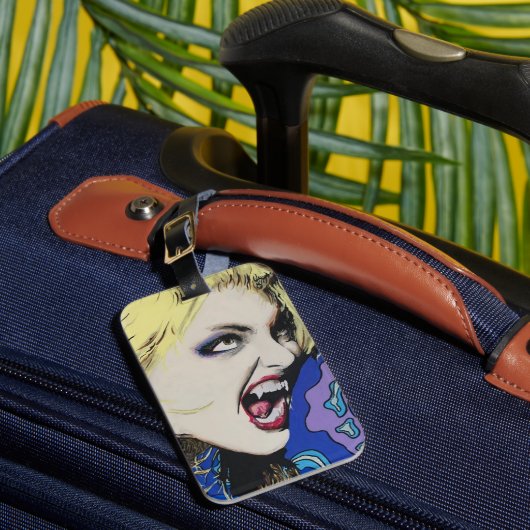 'キス絵を描懸命's on a ラゲッジタグ (正面インサイチュ1)