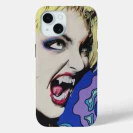 'キス絵を描懸命's on a iPhone 15ケース