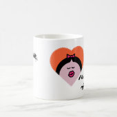 キス絵文字 コーヒーマグカップ (中央)