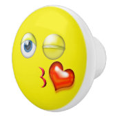 キス絵文字 セラミックノブ (右)