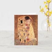 キス絵画グスタフクリムト カード (黄色い花)