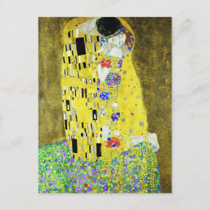 キス絵画ズバイグスタフクリムト ポストカード