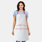 キス編集文字 エプロン (着用した状態)