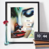 キス自分 |ファンタジーEthereal Art フォトプリント